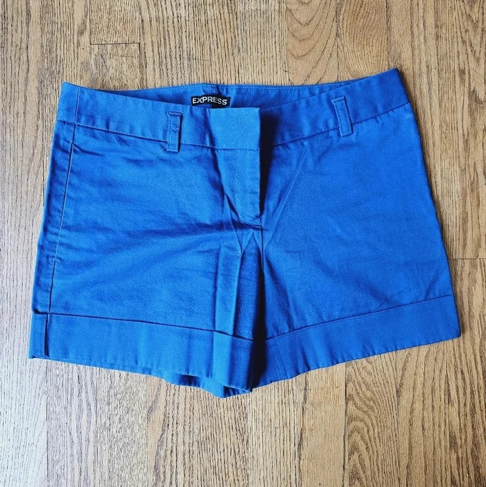 Express royal blue shorts size 2